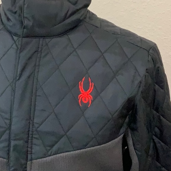 Spyder OUZO FULL SNAP LT WT STRYKE JKT - Pol/Blk - Picture 5 of 16